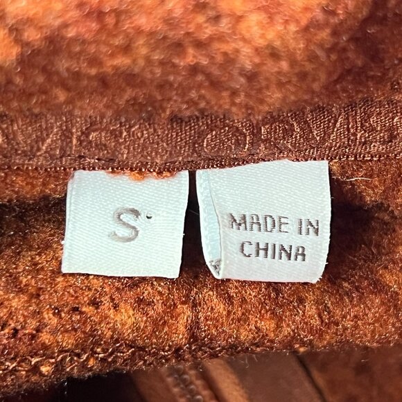 Orvis Fleece Vest Womens Small Full Zip Orange Rust Heathered R65 Sweater Fleece - Picture 4 of 11